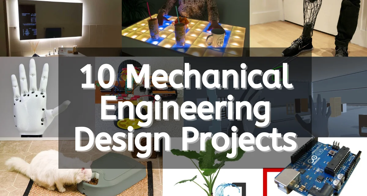 mechanical engineering design project ideas
