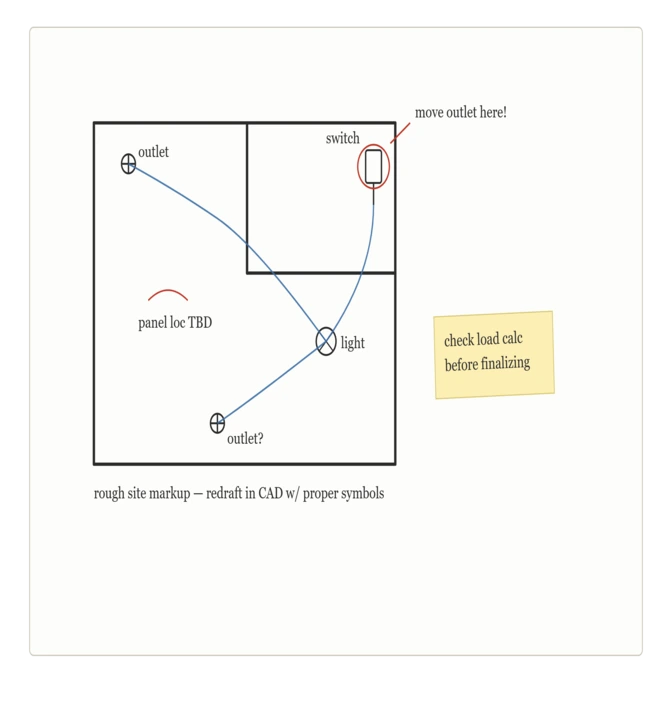 Electrical AutoCAD Drawings before