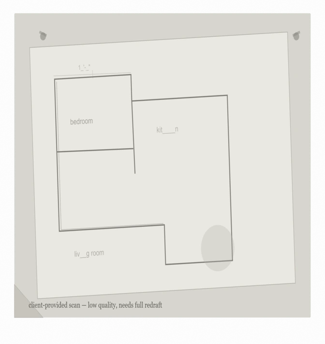 Floor Plan before