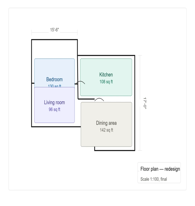 floor plan after
